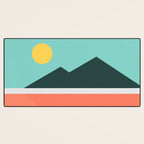 Geometric Landscape 16 Desk Mat Gallery Image 3