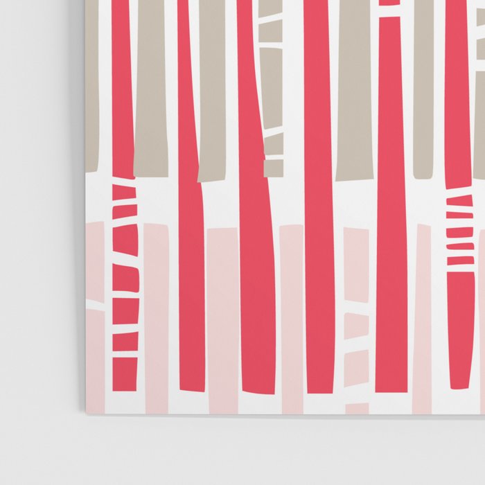 City life geometrics beams pearl pink Poster Gallery Image 3
