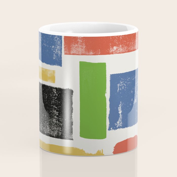 Lino Cut Balance Coffee Mug Gallery Image 4