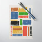 Lino Cut Balance Wrapping Paper Gallery Image 1