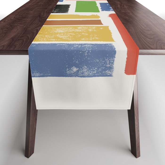 Lino Cut Balance Table Runner Gallery Image 1