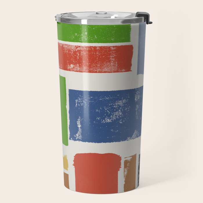 Lino Cut Balance Travel Mug Gallery Image 2