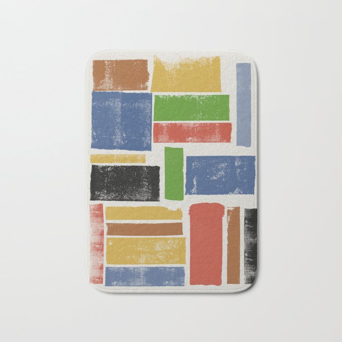 Lino Cut Balance Bath Mat Gallery Image 1