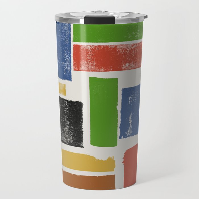 Lino Cut Balance Travel Mug Gallery Image 1