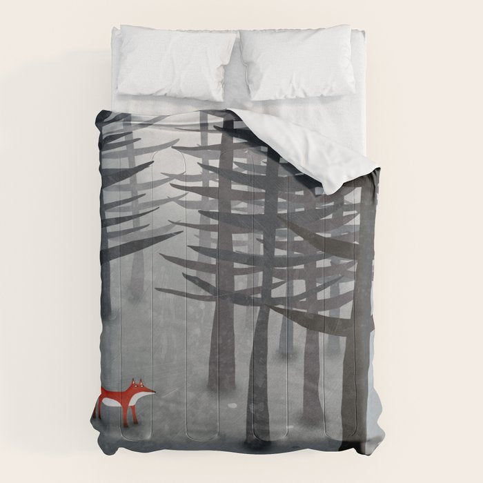 The Fox and the Forest Comforter Gallery Image 1