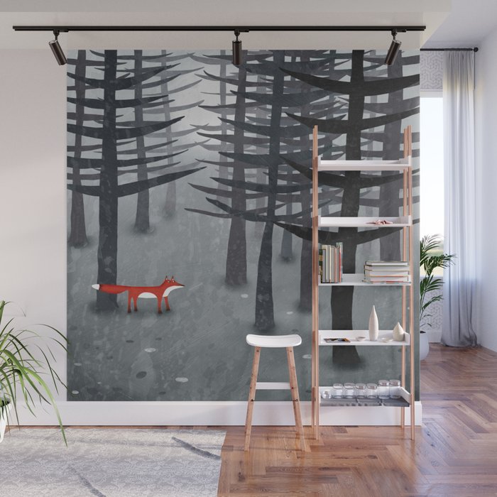 The Fox and the Forest Wall Mural Gallery Image 1