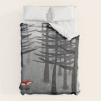 The Fox and the Forest Duvet Cover Gallery Image 6