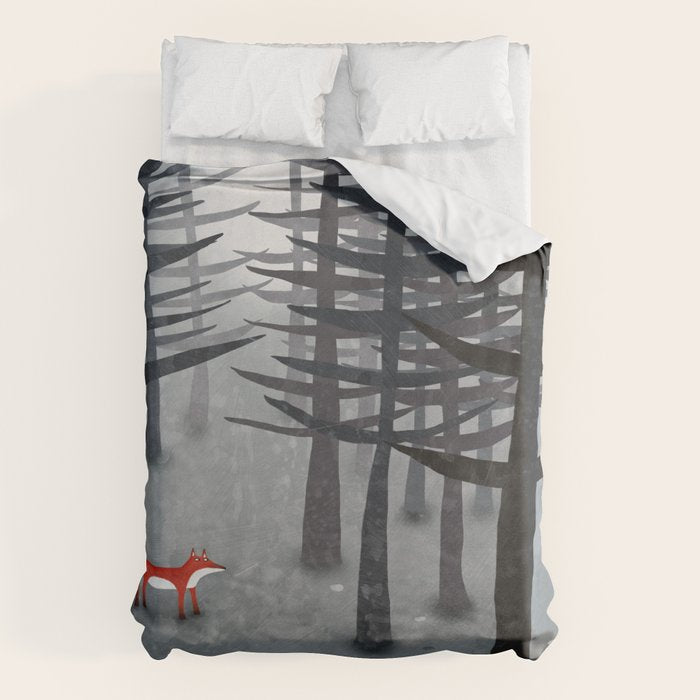 The Fox and the Forest Duvet Cover Gallery Image 1