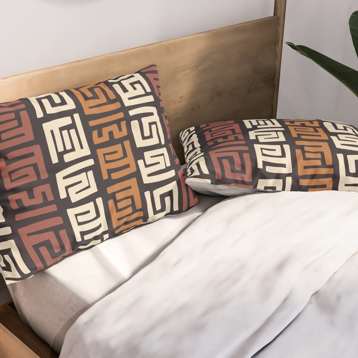 African Kuba Cloth Pillow Sham Gallery Image 2