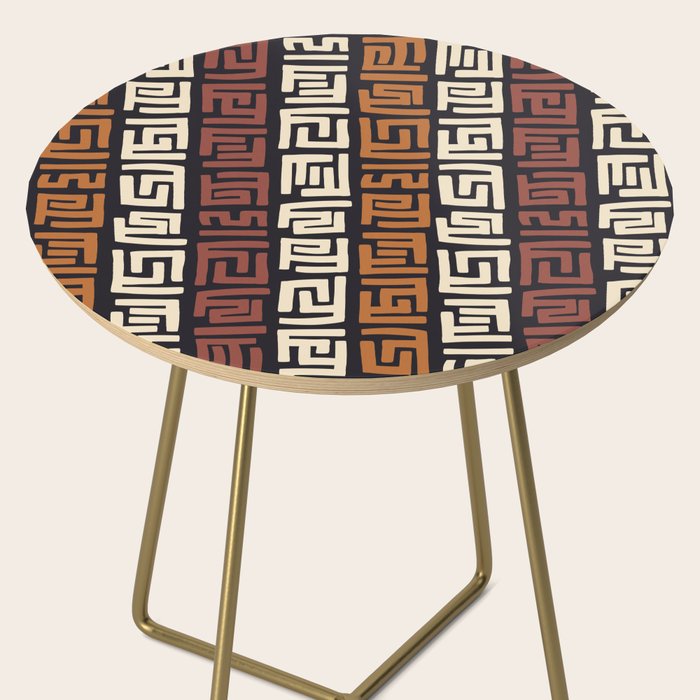 African Kuba Cloth Side Table Gallery Image 2