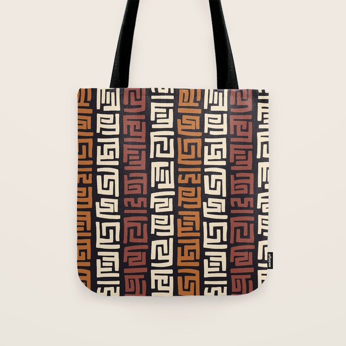 African Kuba Cloth Tote Bag Gallery Image 1