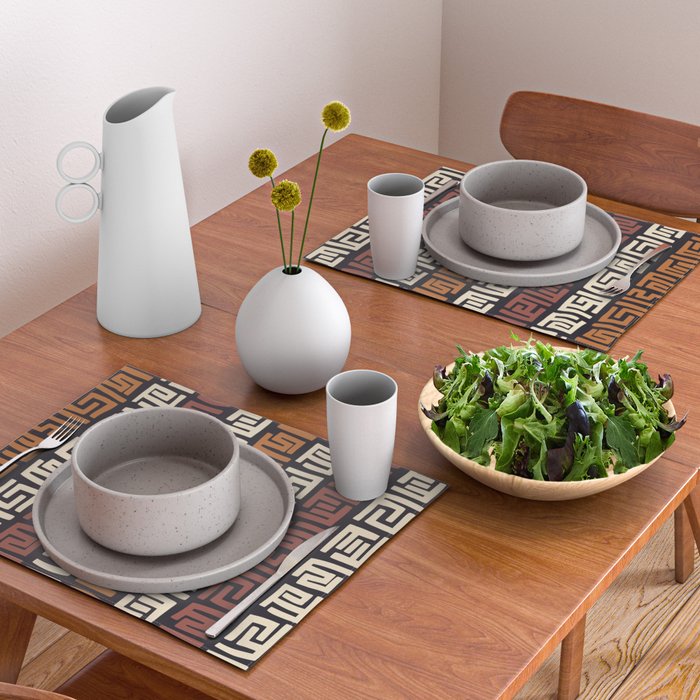 African Kuba Cloth Placemat Gallery Image 2