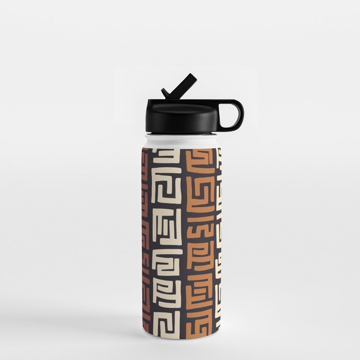 African Kuba Cloth Water Bottle Gallery Image 1