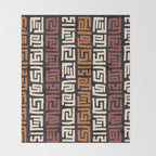 African Kuba Cloth Throw Blanket Gallery Image 2