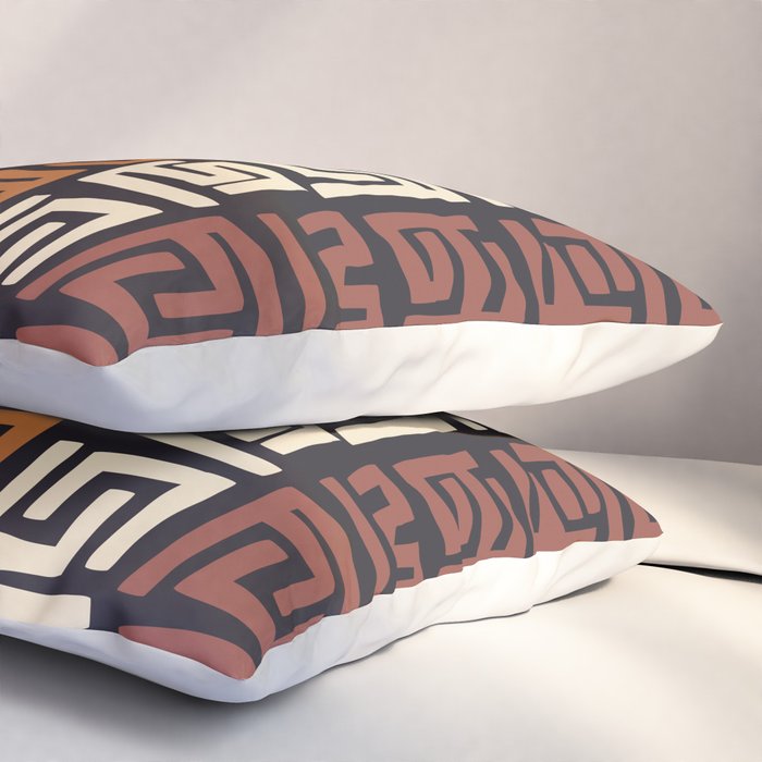 African Kuba Cloth Pillow Sham Gallery Image 3