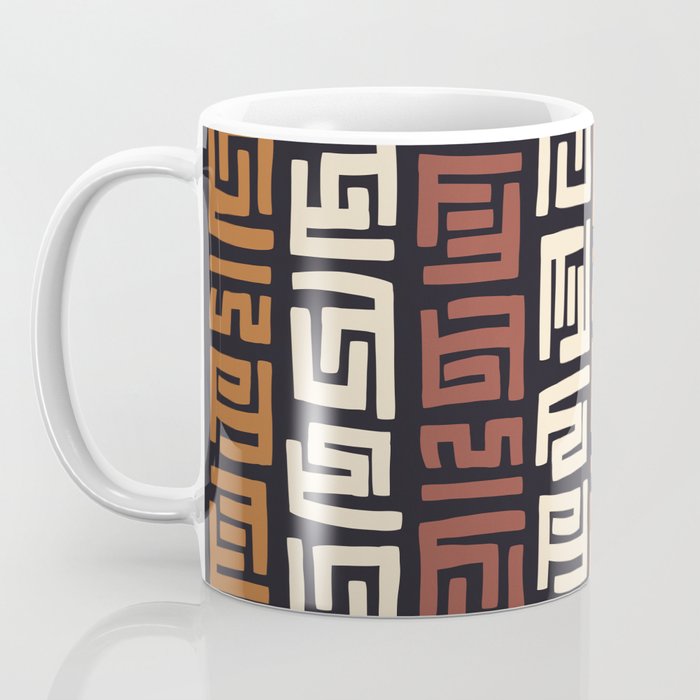 African Kuba Cloth Coffee Mug Gallery Image 3