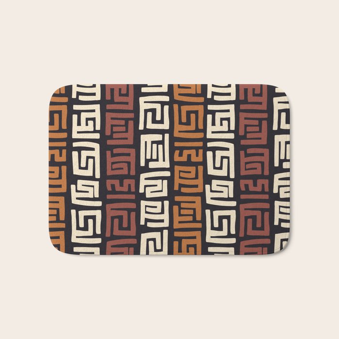 African Kuba Cloth Bath Mat Gallery Image 1