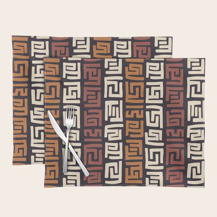 African Kuba Cloth Placemat Gallery Image 1