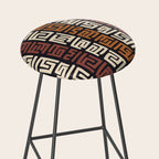African Kuba Cloth Stool Gallery Image 2