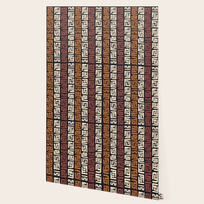 African Kuba Cloth Wallpaper Gallery Image 2