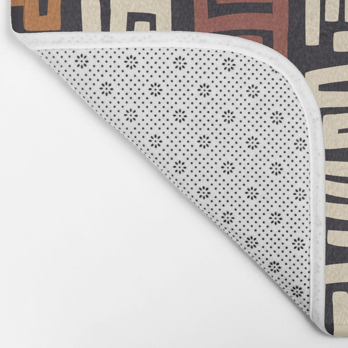 African Kuba Cloth Bath Mat Gallery Image 2