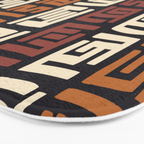 African Kuba Cloth Bath Mat Gallery Image 3