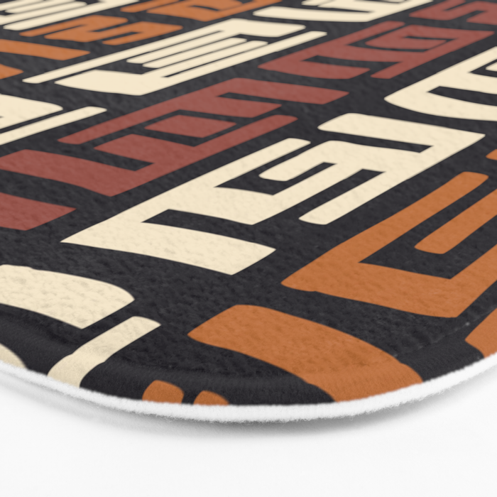 African Kuba Cloth Bath Mat Gallery Image 3