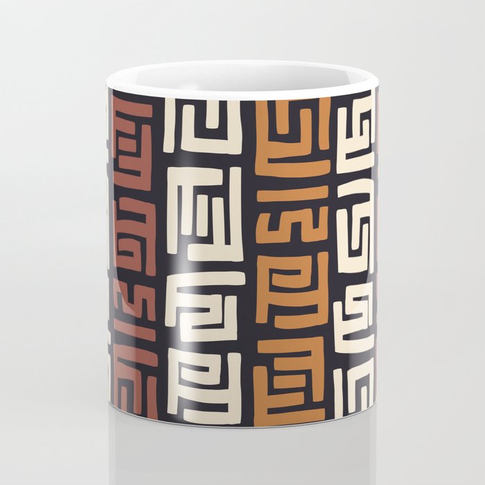 African Kuba Cloth Coffee Mug Gallery Image 4