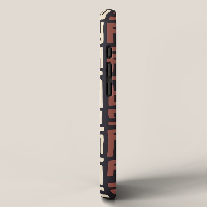 African Kuba Cloth iPhone Case Gallery Image 2