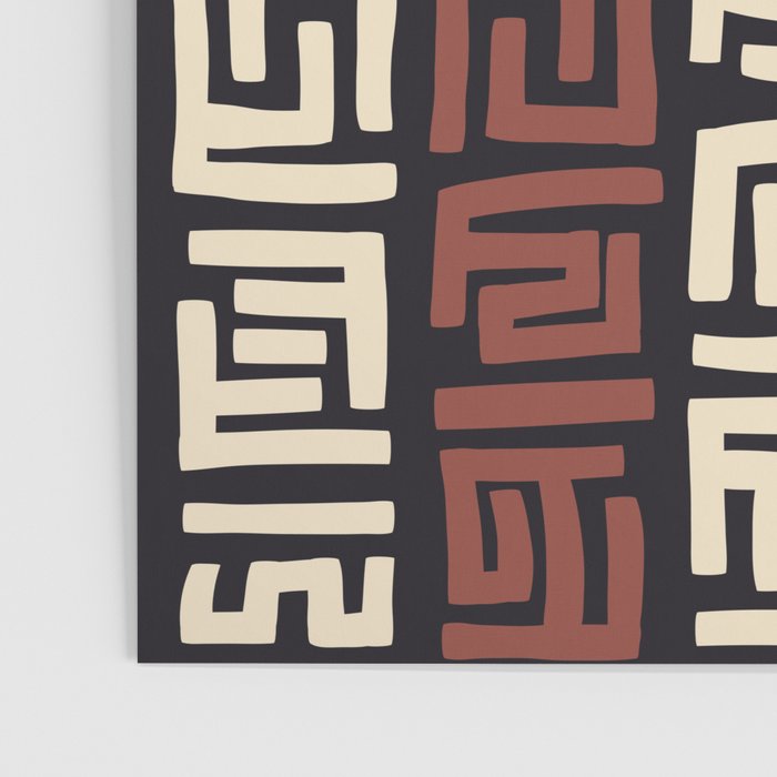 African Kuba Cloth Poster Gallery Image 3