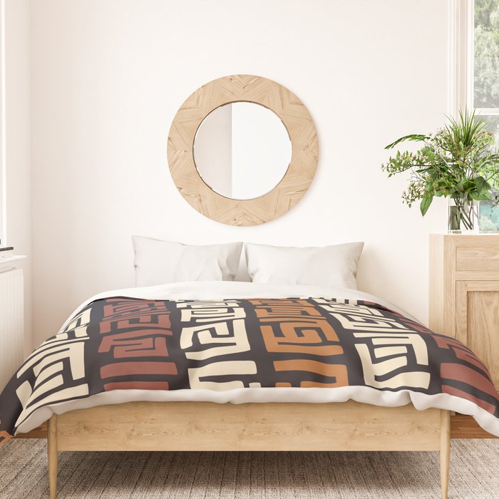 African Kuba Cloth Duvet Cover Gallery Image 3