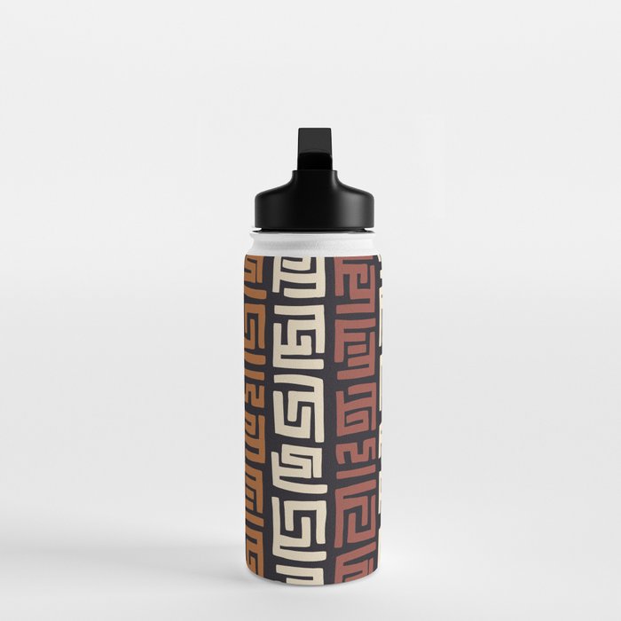 African Kuba Cloth Water Bottle Gallery Image 3