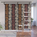 African Kuba Cloth Wall Mural Gallery Image 1