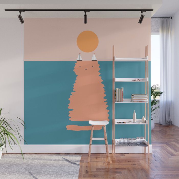 Cat Landscape 170 Wall Mural Gallery Image 1