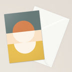 Abstract Geometric 02B Stationery Card Gallery Image 2