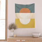 Abstract Geometric 02B Wall Tapestry Gallery Image 2