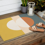 Abstract Geometric 02B Outdoor Rug Gallery Image 2