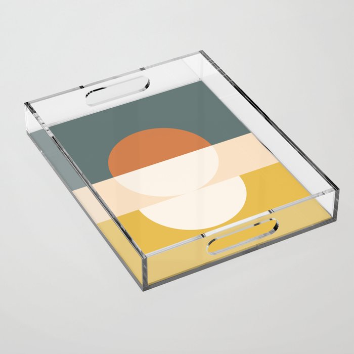 Abstract Geometric 02B Acrylic Tray Gallery Image 1
