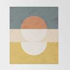 Abstract Geometric 02B Throw Blanket Gallery Image 2