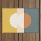 Abstract Geometric 02B Outdoor Rug Gallery Image 1
