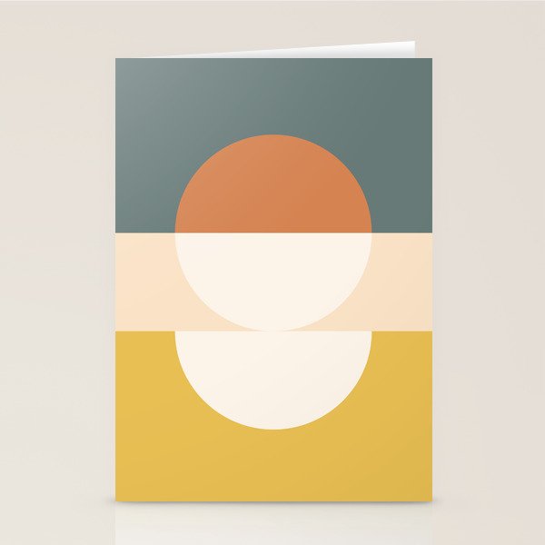 Abstract Geometric 02B Stationery Card Gallery Image 1
