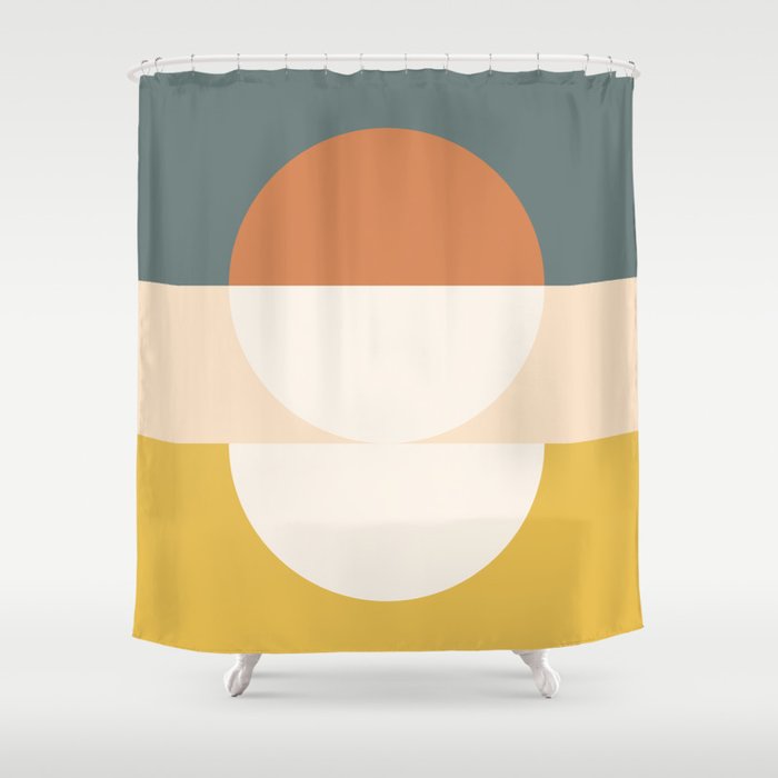 Abstract Geometric 02B Shower Curtain Gallery Image 1