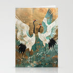 Japara Cranes in Twilight Stationery Card Gallery Image 2