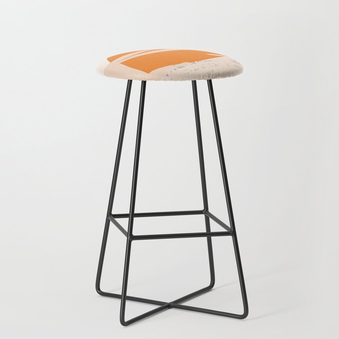 Abstract Waves Stool Gallery Image 1