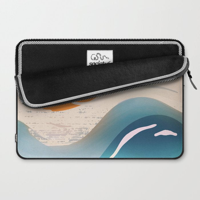 Abstract Waves Laptop Sleeve Gallery Image 2