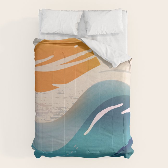 Abstract Waves Comforter Gallery Image 6