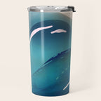 Abstract Waves Travel Mug Gallery Image 2