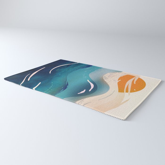 Abstract Waves Rug Gallery Image 3