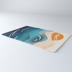 Abstract Waves Rug Gallery Image 3