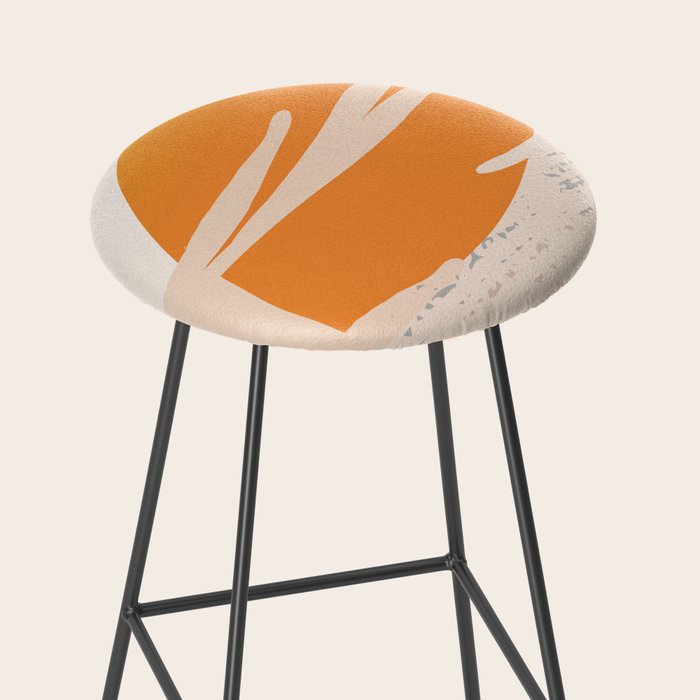 Abstract Waves Stool Gallery Image 2